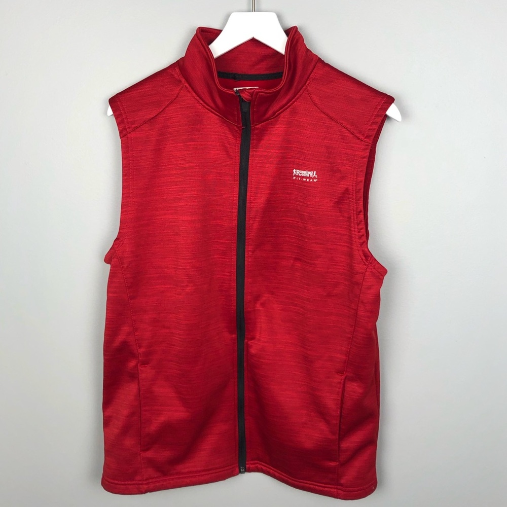 Running Room Fit Wear Red Thermal Running Vest (M)